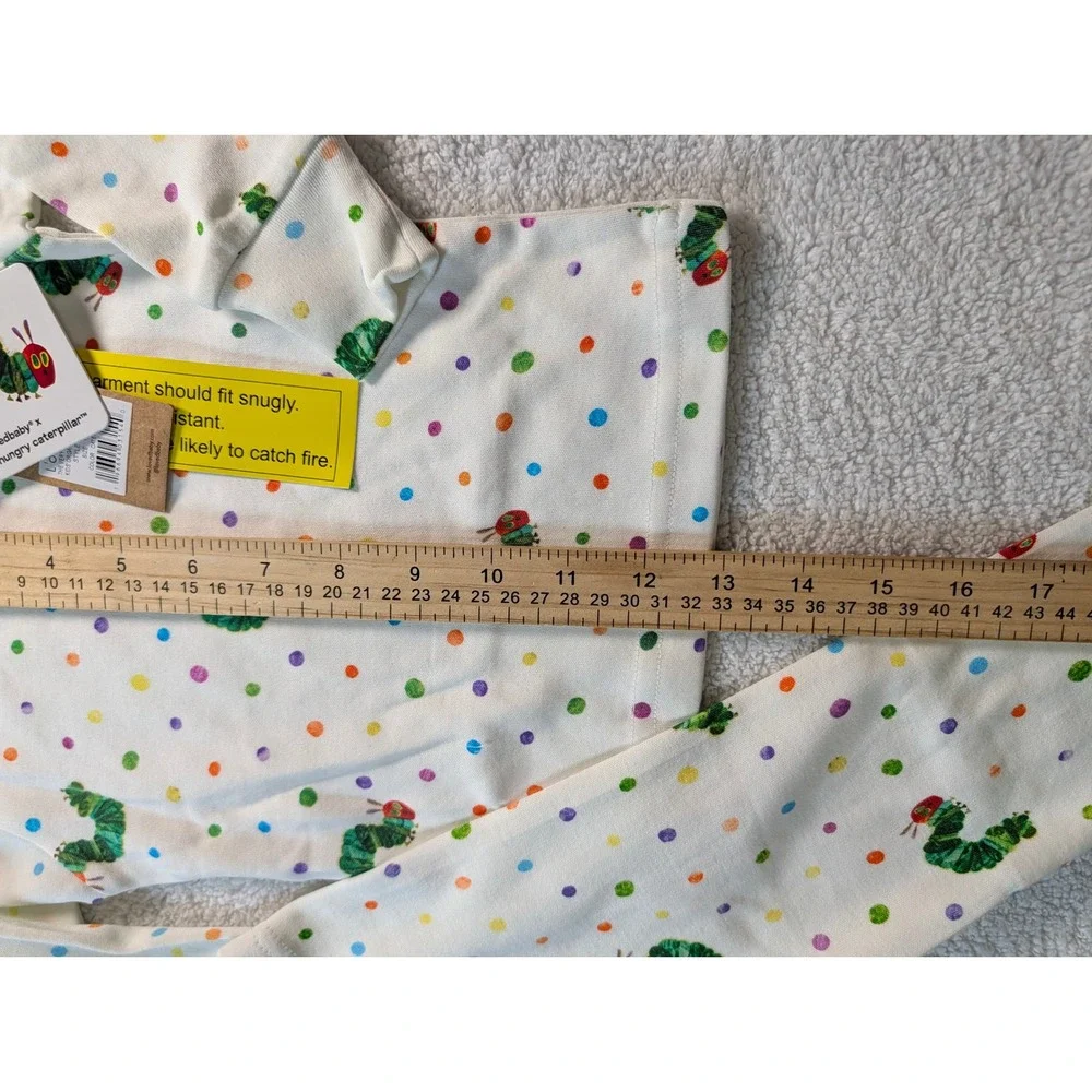 L'ovedbaby x The Very Hungry Caterpillar Organic Cotton Pajamas Set 12-18M NEW